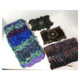 Crocheted scarf collection