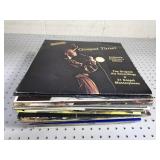 Stack of gospel records