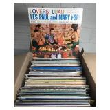 Mixed record box lot