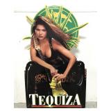 Metal Tequiza tequila sign
