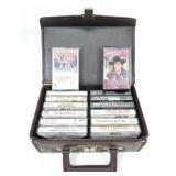 Vintage cassettes with leather case