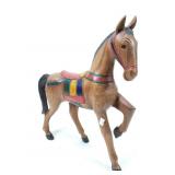 Painted wood horse decor