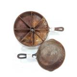 Old cast iron pans