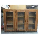 Large vintage display cabinet