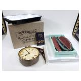 Home decor lot with clock