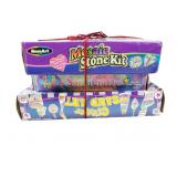 2 sand art kits and 1 mosaic stone kit