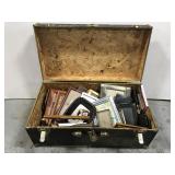 Trunk full of picture frames