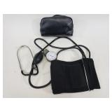 Blood pressure cuff with case