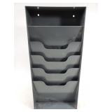 Metal wall hanging file organizer