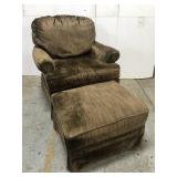 Arm chair with ottoman