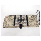 Vintage Mary Frances clutch bag