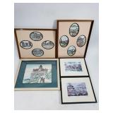 Framed building artwork