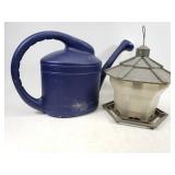 Burd feeder and watering can