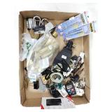 Box lot with hardware, locks and keys