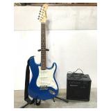 Huntington electric guitar & Silvertone amp