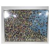 Framed penguin puzzle