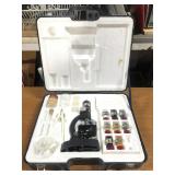 Vintage microscope set