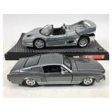 Diecast car pair