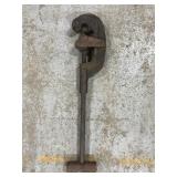 Old large pipe cutter tool