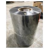Large roll of clear plastic laminate stock