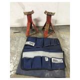Jack stands and tool organizer