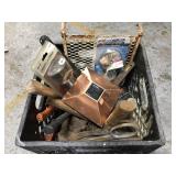 Crate of tools and extras