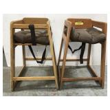 Pair of restaurant children