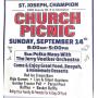St. Joseph, Champion Church Picnic Auction