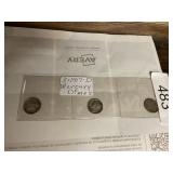 1917 D Mercury Dimes Set Of Three Coins