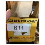 Gold Pheasant 20 Gauge Ammo Not Full