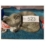 Goebelï¿½s Cat Bank Figurine With Key