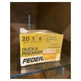 Federal 20 Gauge 25 Shot Shells