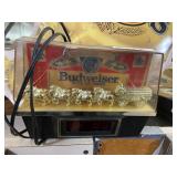 Budweiser King Of Beers Clock Damaged Plastic
