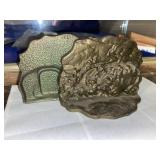 Pair Of Brass Stagecoach Book Ends