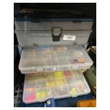 Large Plano Tacklebox With Shiners Hooks Wire