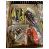 Large Soft Plastics For Lake Fishing And Bag Of
