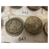 Set Of Six Morgan 1964 Or Older $1 Coins