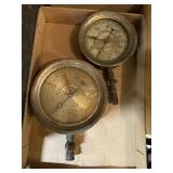 Vintage Gauges Kellogg Chicago And Striebel And