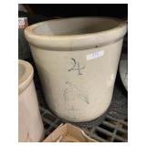 Redwing Union Stoneware Crock 4 Leaf With Cracks