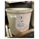 Red Wing Union Stoneware Crock Two Large Wing
