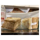 Sedimentary Rock Bookends