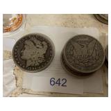 Set Of Six Morgan 1964 Or Older $1 Coins