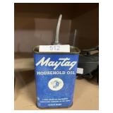 Maytag Household Oil Half Pint Tin