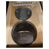 Cast-Iron Lodge Skillet Lid And Big Green Egg