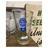 Pabst Blue Ribbon Glass Pitcher