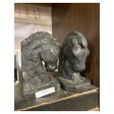 Lightweight Ceramic Horse Book Ends