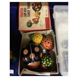Cragstan Ladybug Family Parade Tin Wind Up Toys