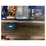 Weathervane Arrow Blue Glass Inlay