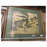 Case International Tractor Farm Print Medcalf