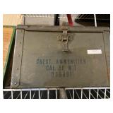 Metal Chest Ammunition 50 Cal M17 Ammo Box